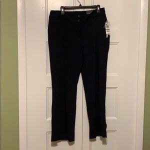 NWT Alfani 12 Short Navy Dress Trouser Curvy Fit